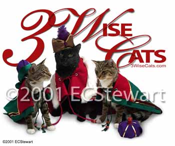 3 Wise Cats - ECStewart Collection