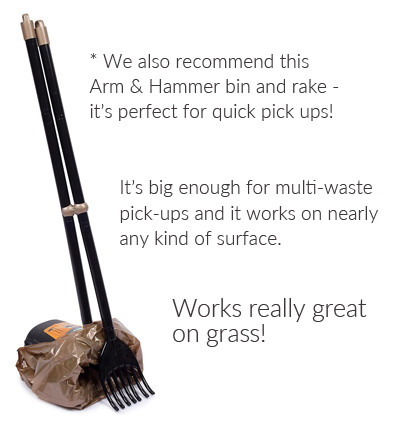 Arm & Hammer Swivel Bin and Rake