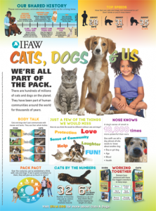 IFAW cats, dogs, and us poster (thumbnail)