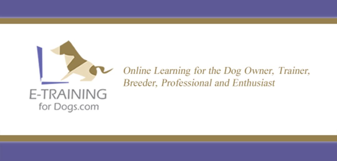 e-training for dogs website logo