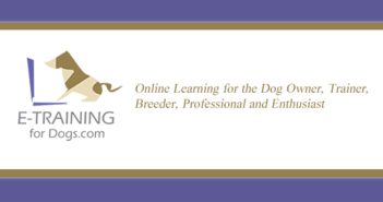 e-training for dogs website logo