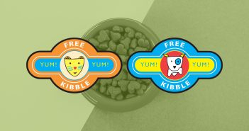 free kibble dog and cat logos