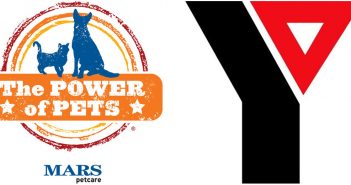 Mars Power of Pets Logo and YMCA logo