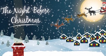 twas the night before christmas banner