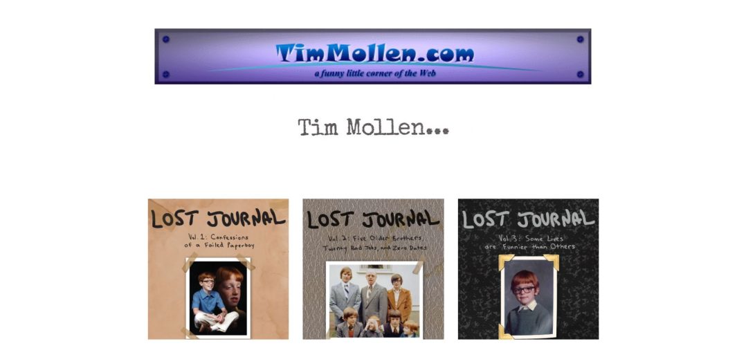 tim mollen banners and lost journal covers